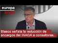 Blasco Destaca La Práctica Desaparición De Los Encargos Del INAGA A Consultoras Externas Blasco Destaca La Práctica Desaparición De Los Encargos Del INAGA A Consultoras Externas