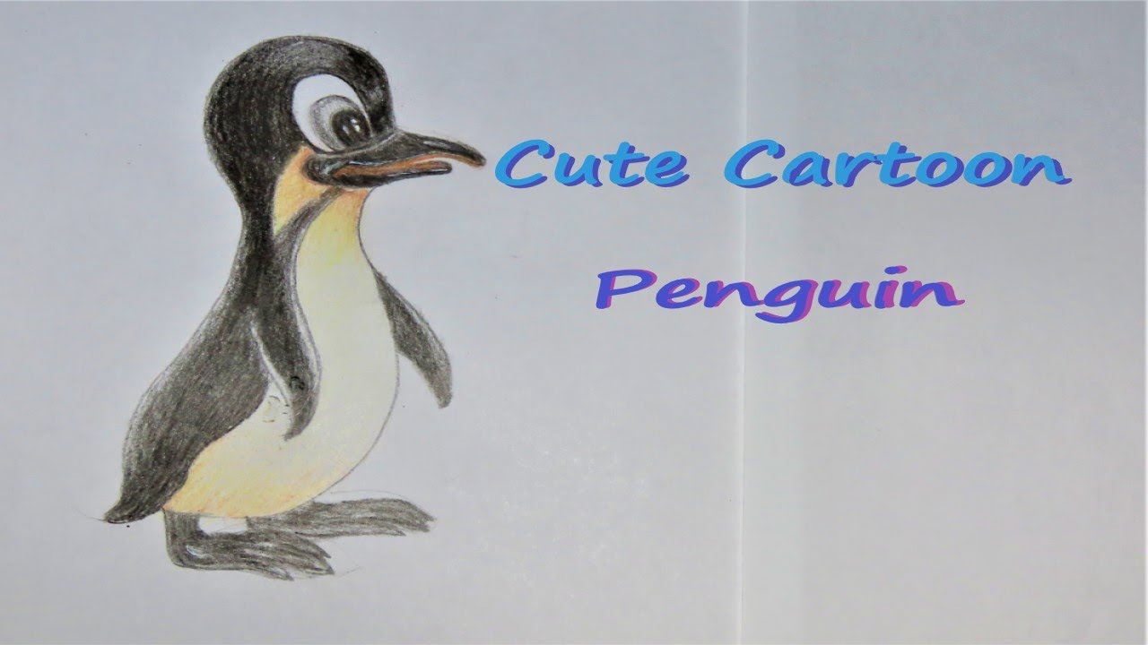 Cute Cartoon Penguin/Nuth Davin Drawing Arts