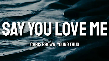 Chris Brown, Young Thug - Say You Love Me (Lyrics)