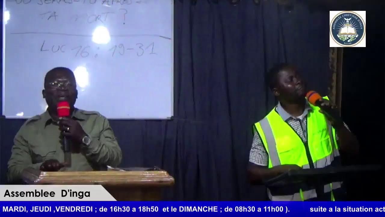 Culte du jeudi 26 /02/ 2026 , thème : OÙ SERAS - TU APRÈS TA MORT ? 