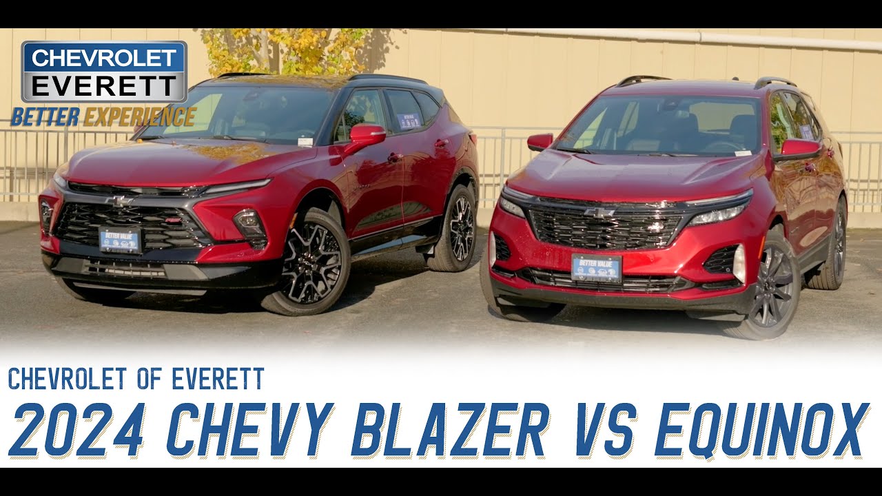 2024 Chevy Blazer vs 2024 Chevy Equinox l Best SUV Options