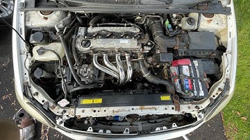 2005 Scion Tc Cheapest Ebay Header Install (not a tutorial)