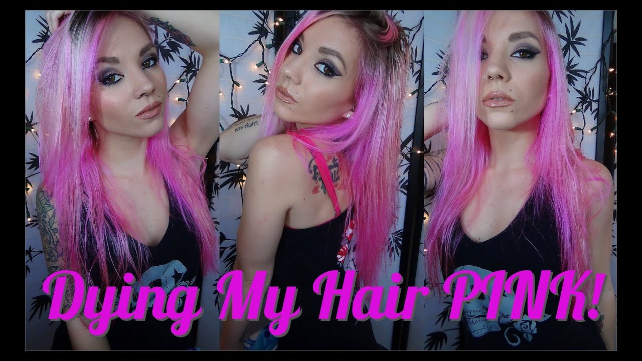 Dying my hair 'Flamingo Pink!' | BreeAnn Barbie