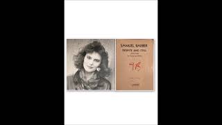 Valerie Evans, Soprano - Despite and Still (Barber)