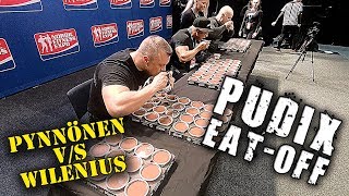 PUDIX EAT-OFF: Pynnönen v/s Wilenius - Kumpi söi enemmän proteiinivanukasta 10 minuutissa?