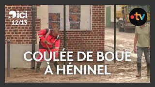 Les orages du 12 mai ont provoqué une coulée de boue à Héninel, dans l'Arrageois.