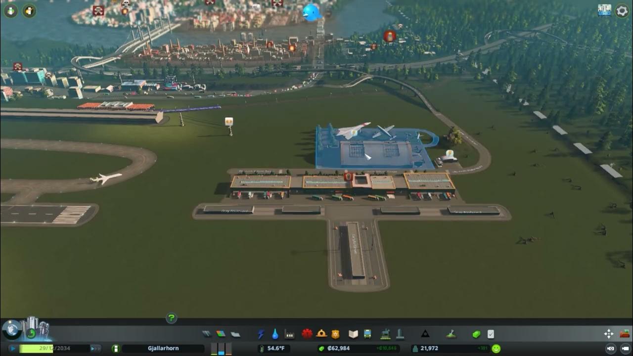 Sextou! Cities Skylines - Airports DLC - Aviões e Músicas