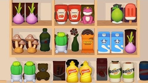 Goods Puzzle Sort Challenge Level 15 Game Walkthrough || Goods Puzzle Sort Match Game