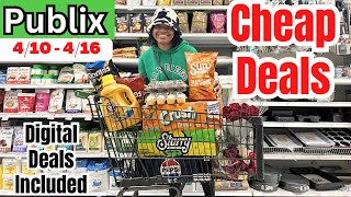 Publix CHEAP & EASY food & household deals 4/10 - 4/16 | All Digital Couponing Deals to save money by Hey I’m Dee 4,328 views 3 weeks ago 13 minutes, 35 seconds