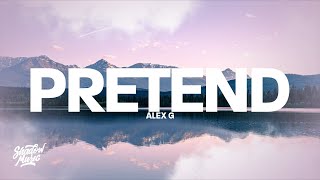 Alex G - Pretend (Lyrics) Resimi