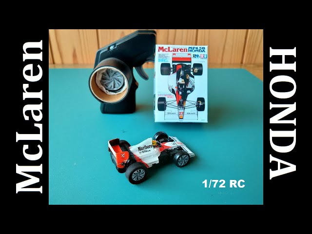 トイラジ改造 1/72 マクラーレンホンダ - YouTube