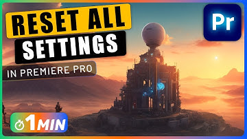 How to RESET All Settings and Preferences in Premiere Pro