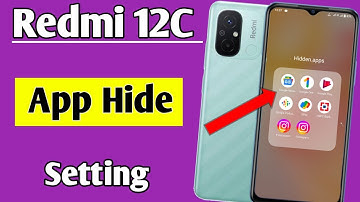 Redmi 12C me app hide kaise kare | how to hide apps in Redmi 12c | Redmi 12c app hide setting