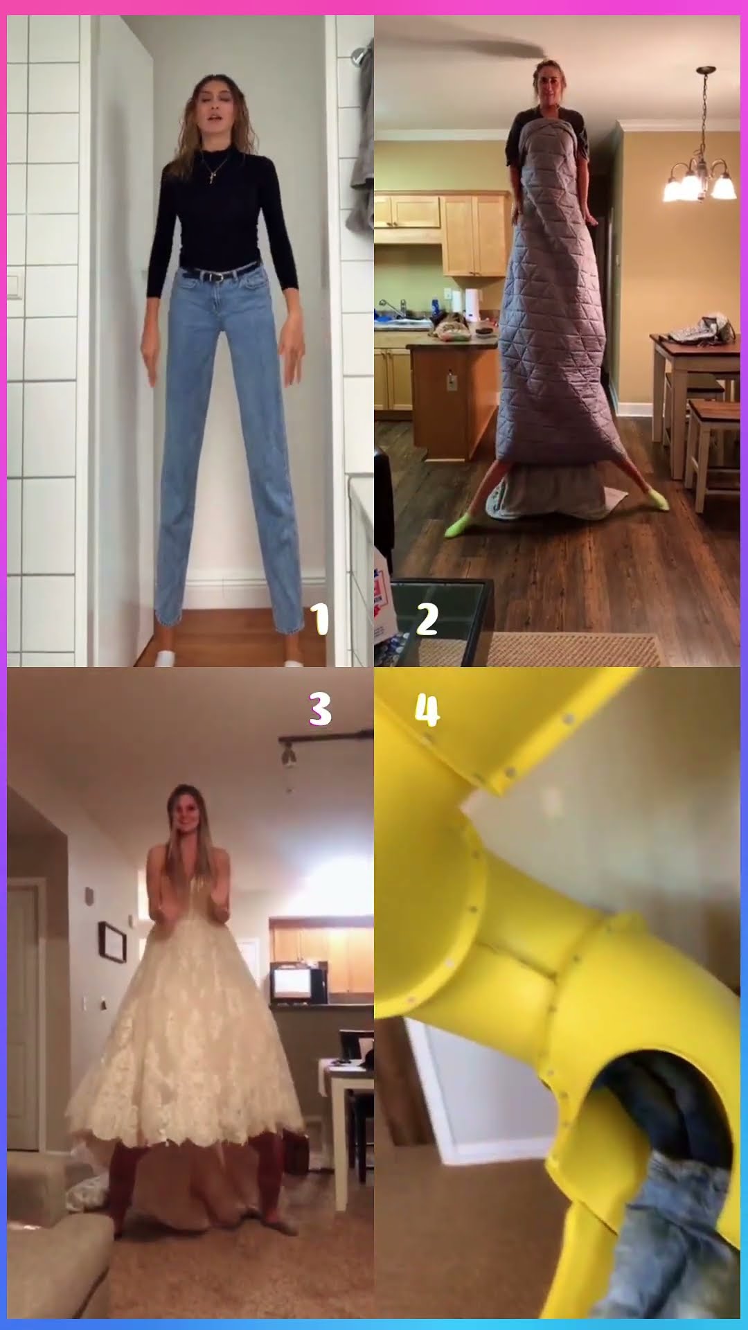 WHY ARE MY LEGS LONG ?? - Anokohier x Jross x Sydney x Alex #shorts #dance #tiktok #cute #funny