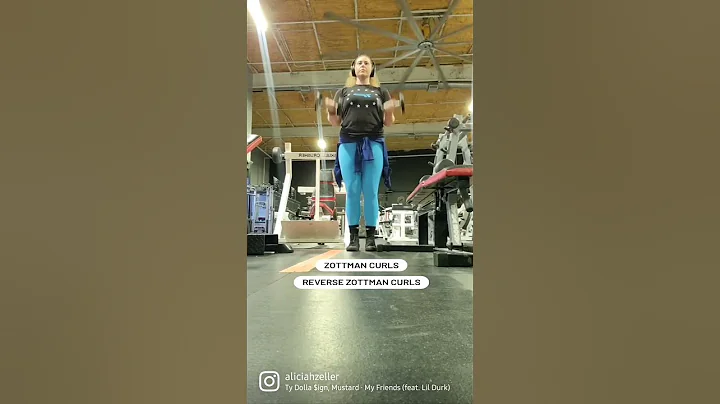 Zottman Curls and reverse zottman curls #armday #b...