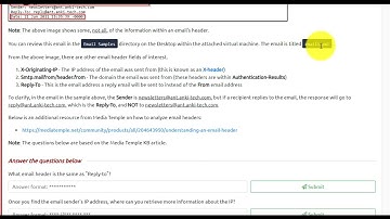 TryHackMe | Phishing Emails 1 | Task 4  - Email Headers | Walkthrough | No Commentary