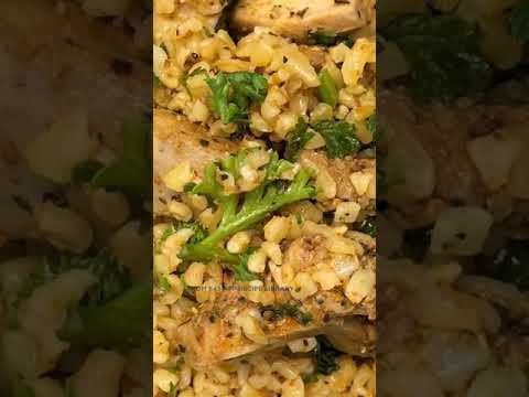 How to make Moroccan Chicken, Freekeh and Lentil Salad?  - Diet Recipe To Burn Calories Fast