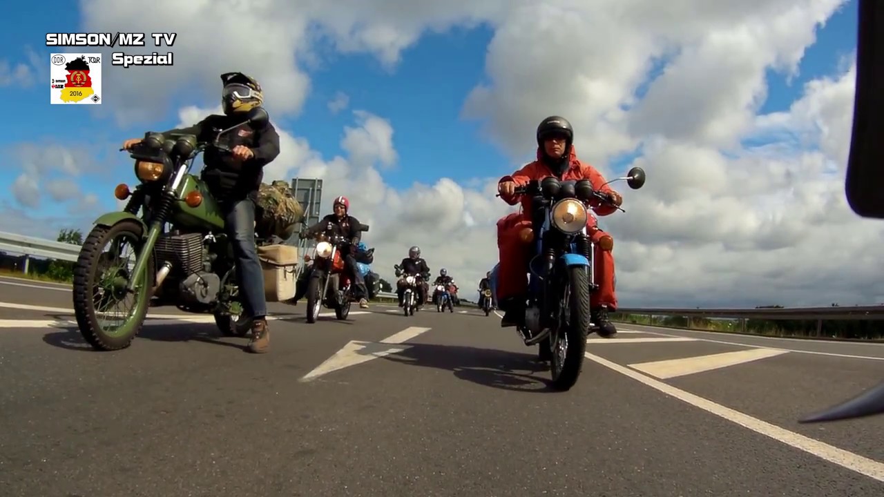 DDR Tour Tag 9 ( Simson/MZ ) Stralsund-Lübtheen  (Finale)