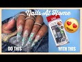 Doing my own acrylic nails at home | with the kiss acrylic kit