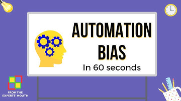 Automation Bias: Psychology Concepts in 60 seconds | Tanvee Maheshwari - From The Experts Mouth