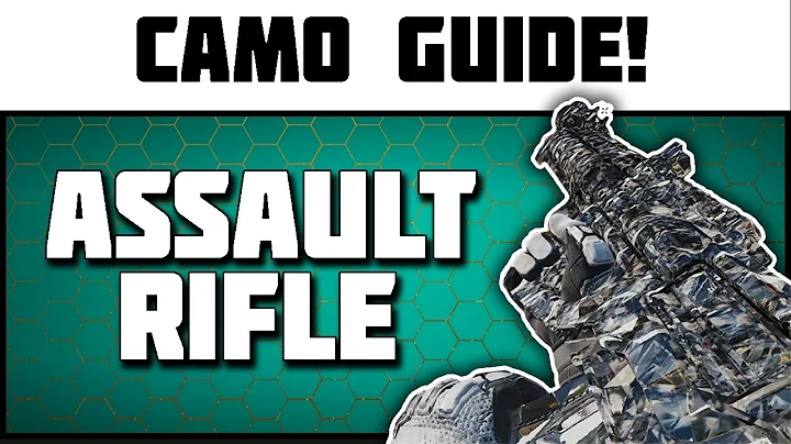 Assault Rifle Diamond Camo Guide!  (Infinite Warfare Solar & Black Sky Tips!)