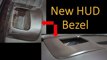 How to Install a C5 Corvette HUD (Heads Up Display) Bezel Cover Overlay from AMT Custom Designs