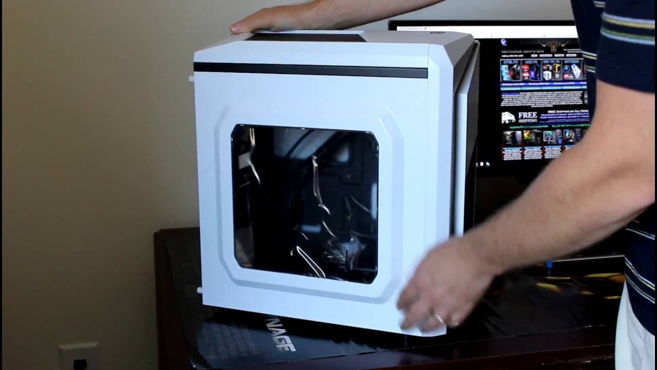 DIY-F2-W DIYPC Micro-ATX case unpacking and review (DIY F2 W). - YouTube