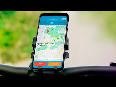 Bike Ride Tracker. Bicycle GPS