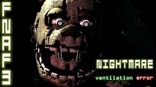 Nightmare No Cam completed!! | Five Nights at Freddy's 3