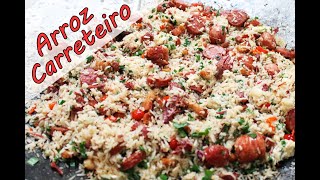 INCRÍVEL ARROZ CARRETEIRO NO DISCO DE ARADO - RECEITAS DO NANDO