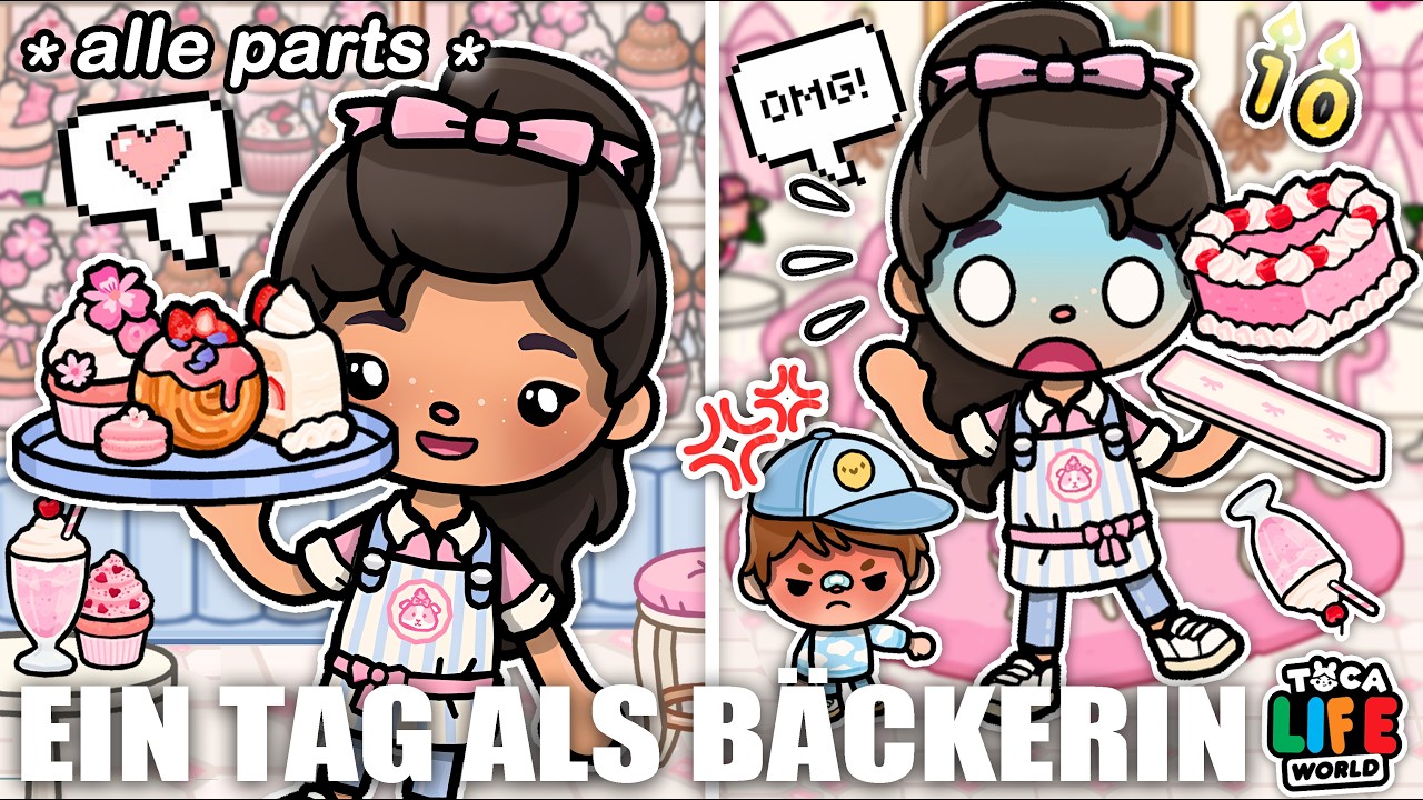 🥐 LINA ALS BÄCKERIN 🥨 DER FILM 🔥🚒 FEUER IN DER BÄCKEREI & ÄRGER MIT KUNDEN 🤬 TOCA BOCA *alle Parts*