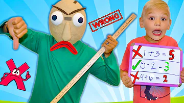 WroNg Answer On First Day Of School! | Baldi's Basics Homeschool!