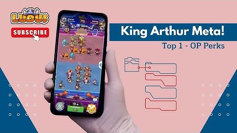 King Arthur DESTROYS the Tournament! Best Perks + Meta Deck | Ludus Merge Arena