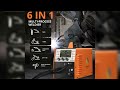 A must-have product! HITBOX 250A 6 in 1  Aluminum Welding Machine ARC MMA/MIG Gas Gasless/Lift TIG