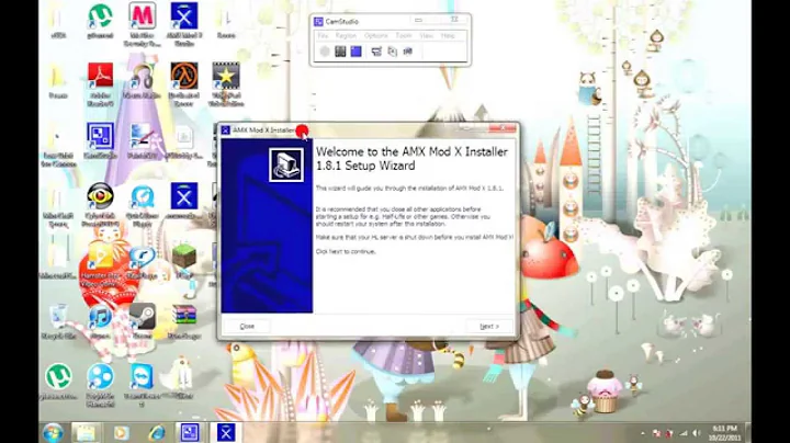 how to install amxmodx easy