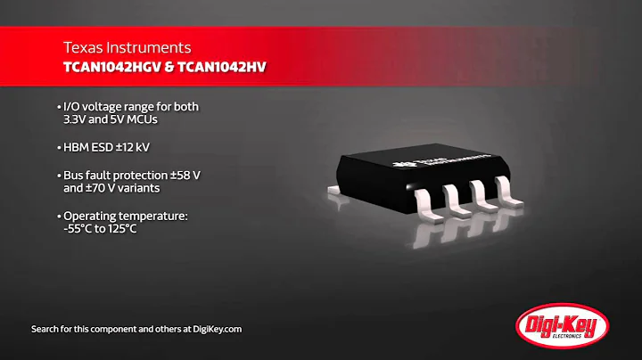 TI TCAN1042HGV & TCAN1042HV │ Digi-Key Daily