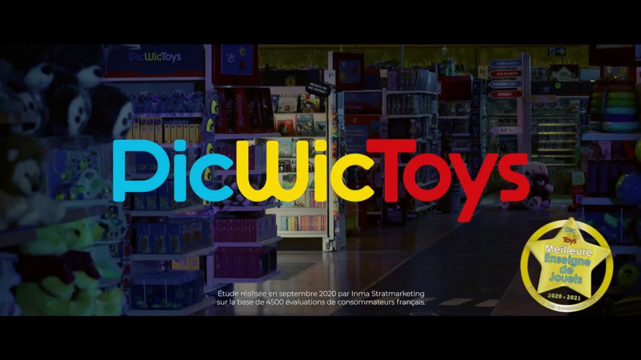 PicWicToys "élue meilleure enseigne de jouets" Parrainage TV 7s