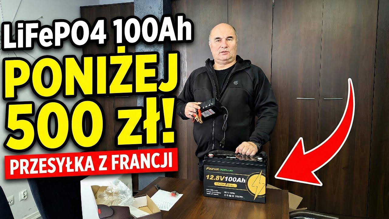video Foursun 12V LiFePO4 Battery 100Ah