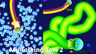 My Talking Tom 2 ios and android gameplay snakes game Tom became a king