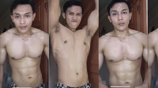 Mas Densu's Sexy Body Drenched in Sweat from Workout 🔥💪 #sixpack