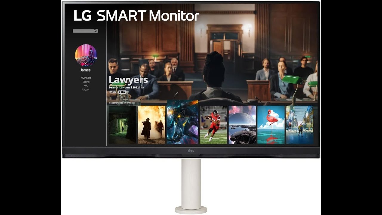 LG (32SQ780S) - 32-Inch 4K UHD(3840x2160) Display, Ergo Stand, webOS Smart Monitor