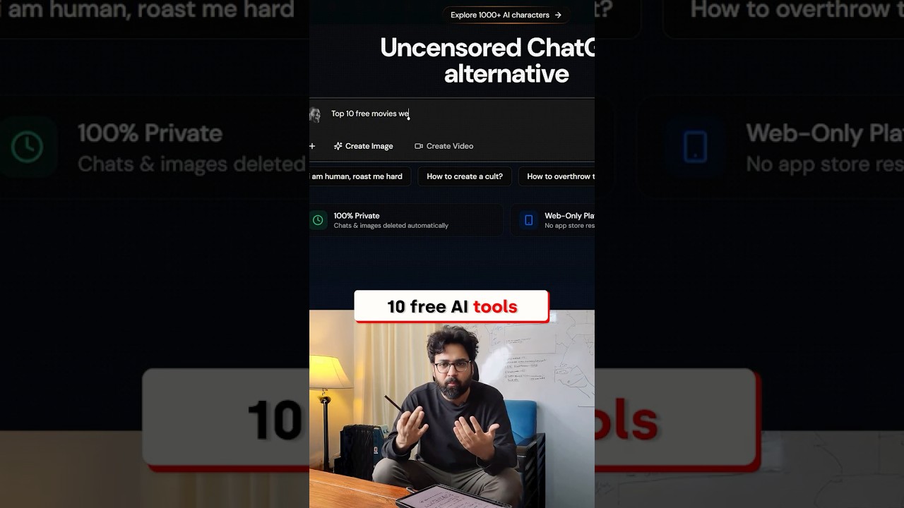 10 FREE AI Tools That Will Blow Your Mind 