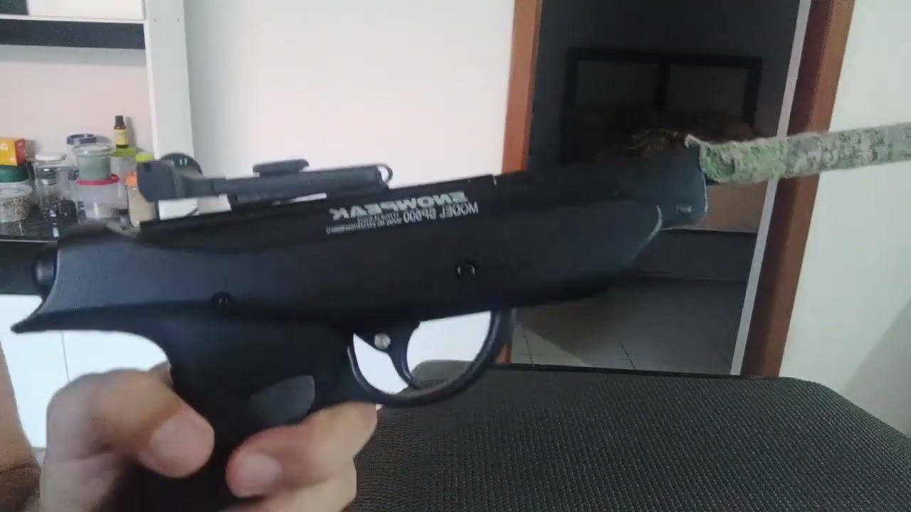 Alteração da alça de mira da Pistola de pressão Snowpeak SP500