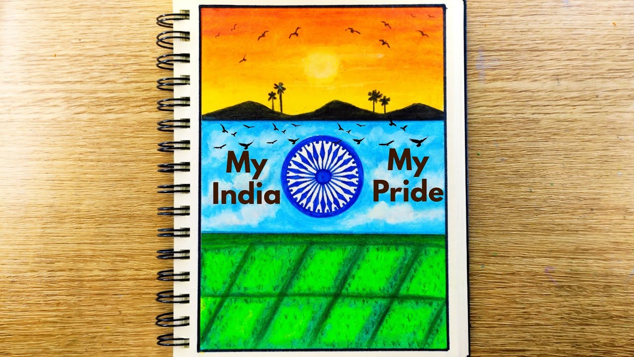 Independence day drawing | Independence day drawing ideas | My India My Pride drawing Drawing