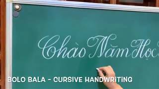 Cursive Handwriting with Chalk | Calligraphy | Handwriting Styles | Oddly Satisfying #9 screenshot 1