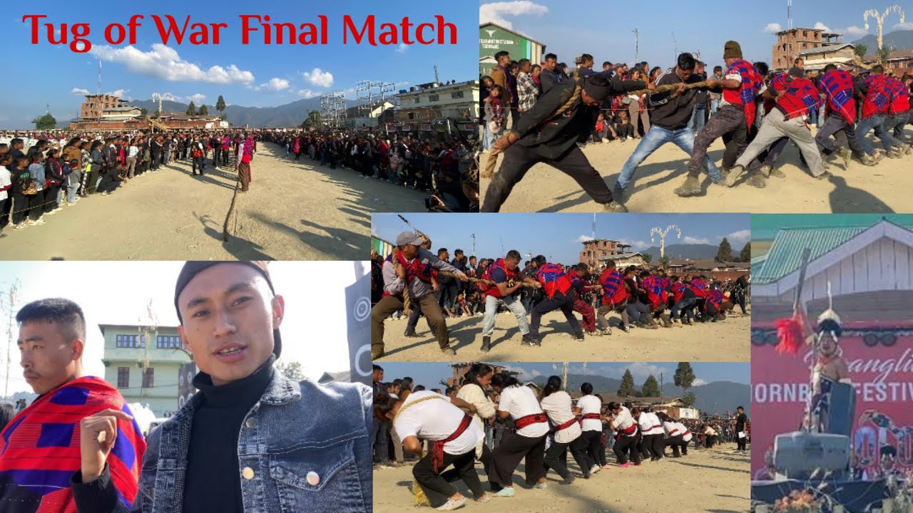 Last Day of POANGLÜM Mini Hornbill Festival 2025// Tug of War Final Match ..