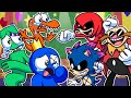 Rainbow Friends VS Sonic Exe FNF Animation Friends To Your End