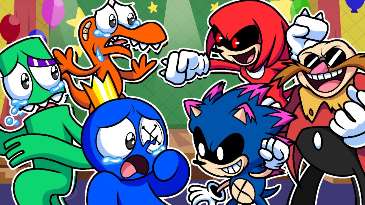 sonic_exe420 on Game Jolt: Blue Rainbow friends vs fnf