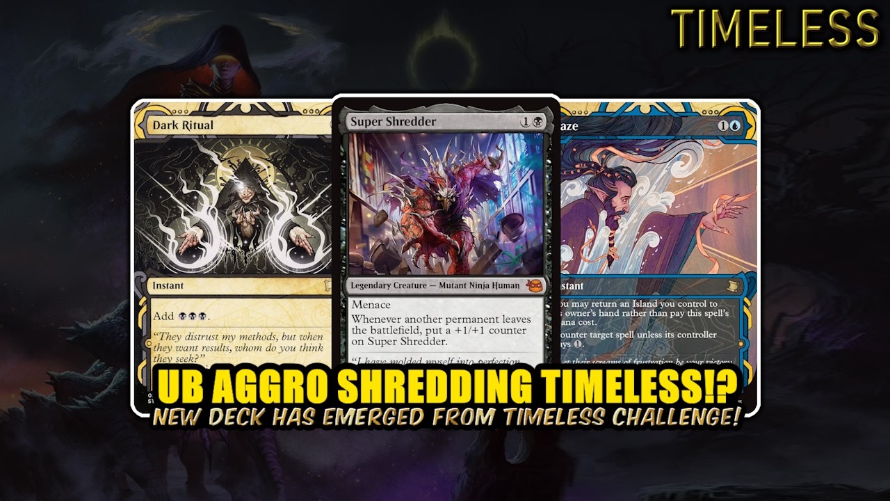 UB Aggro Shredded Timeless Metagame Challenge? | Timeless BO3