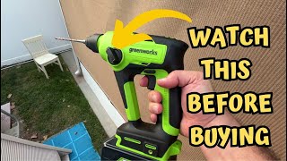 Watch this before buying Greenworks 24V Brushless SDS 1.2J Rotary Hammer Drill